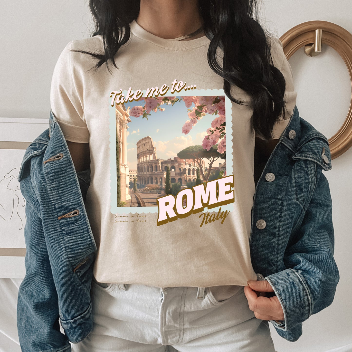 Take Me To Rome |Short Sleeve Crew Neck