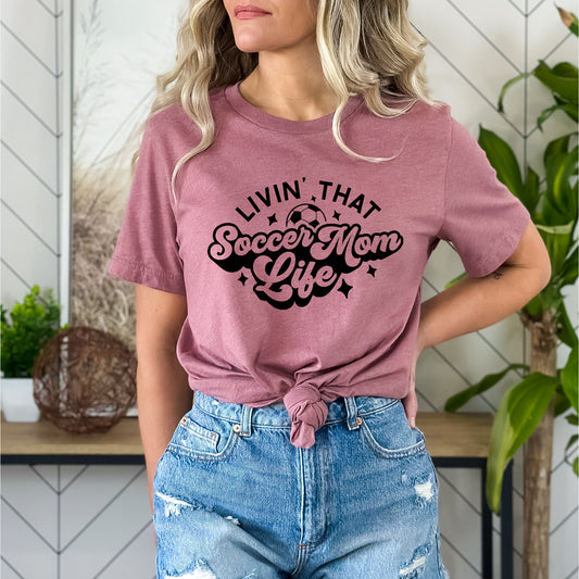 Soccer Mom Life | Short Sleeve Graphic Tee