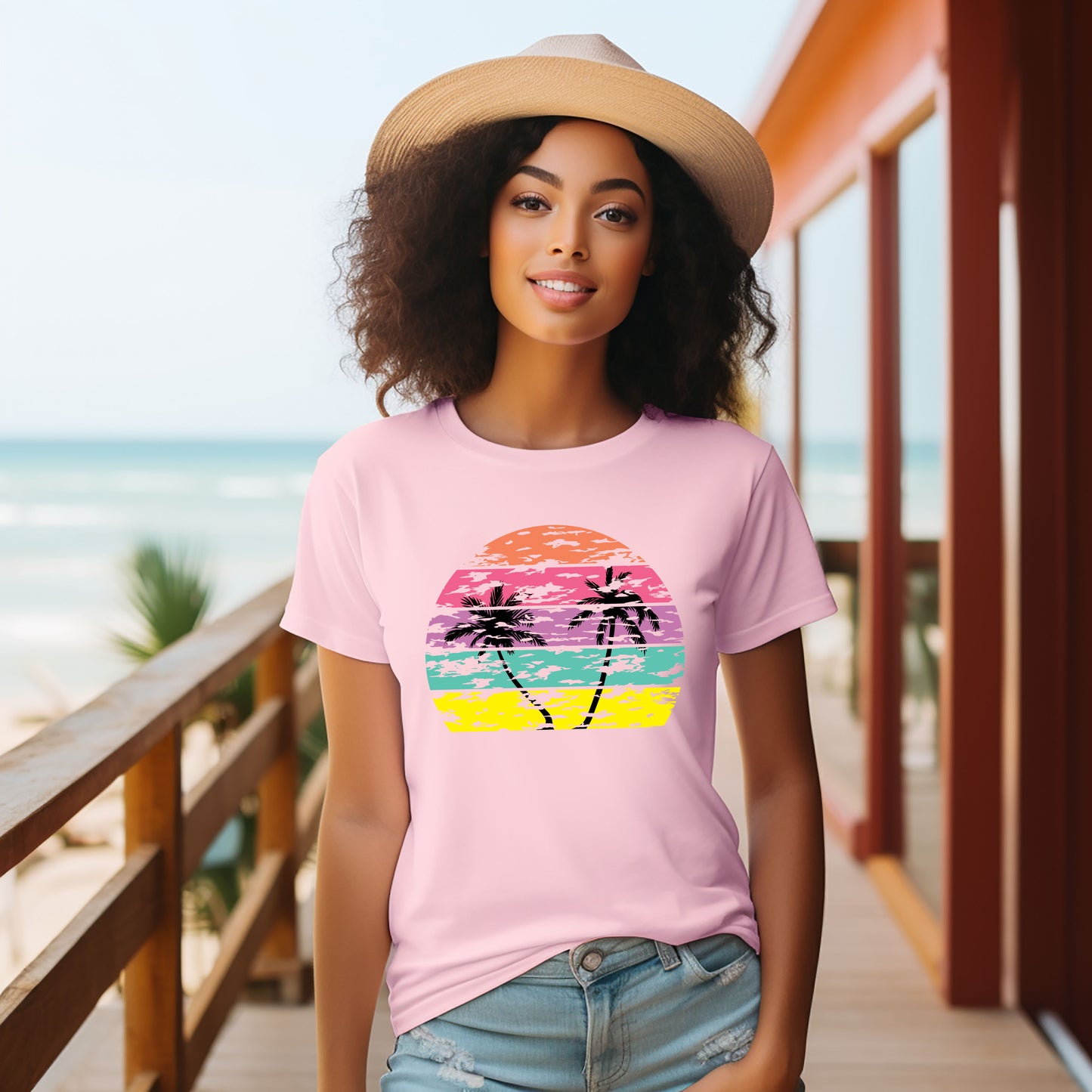 Tropical Sunset | Short Sleeve Graphic Tee