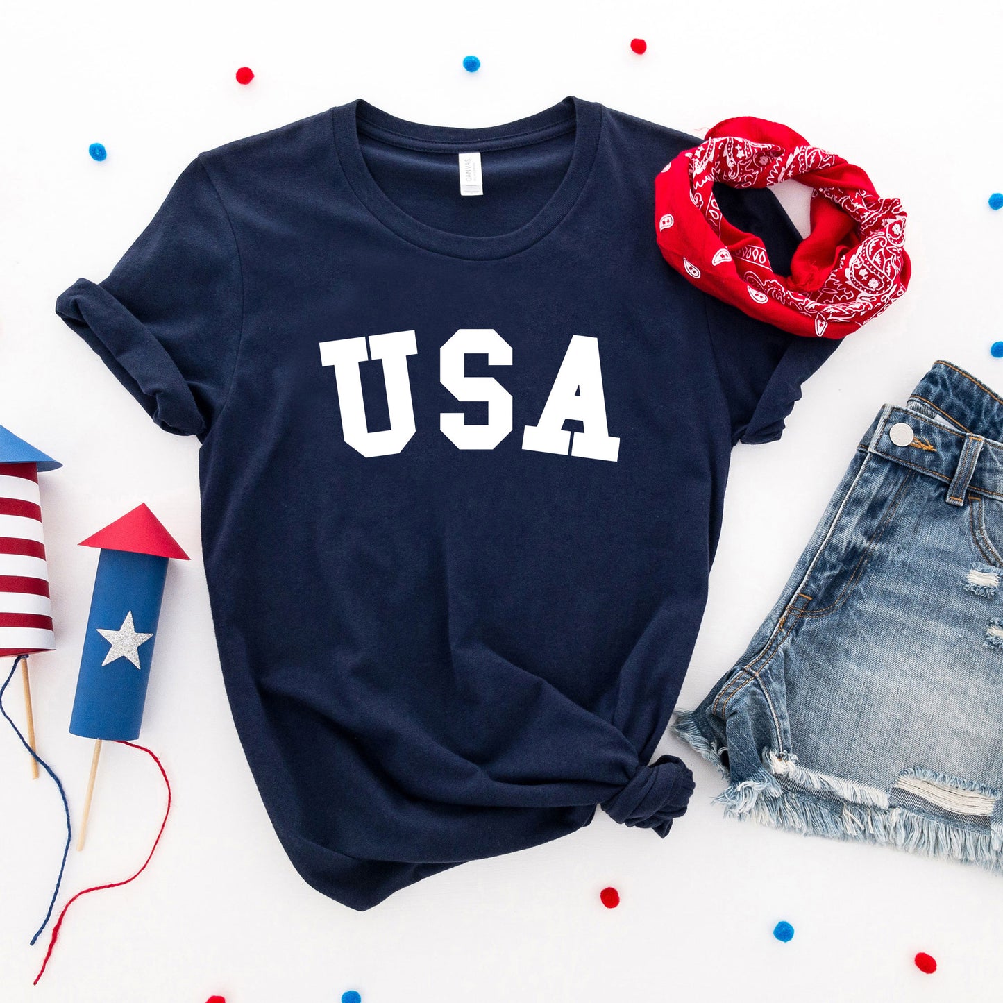 USA Bold | Short Sleeve Graphic Tee