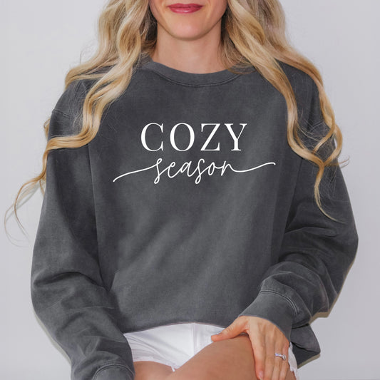 Cozy Season | Garment Dyed Sweatshirt