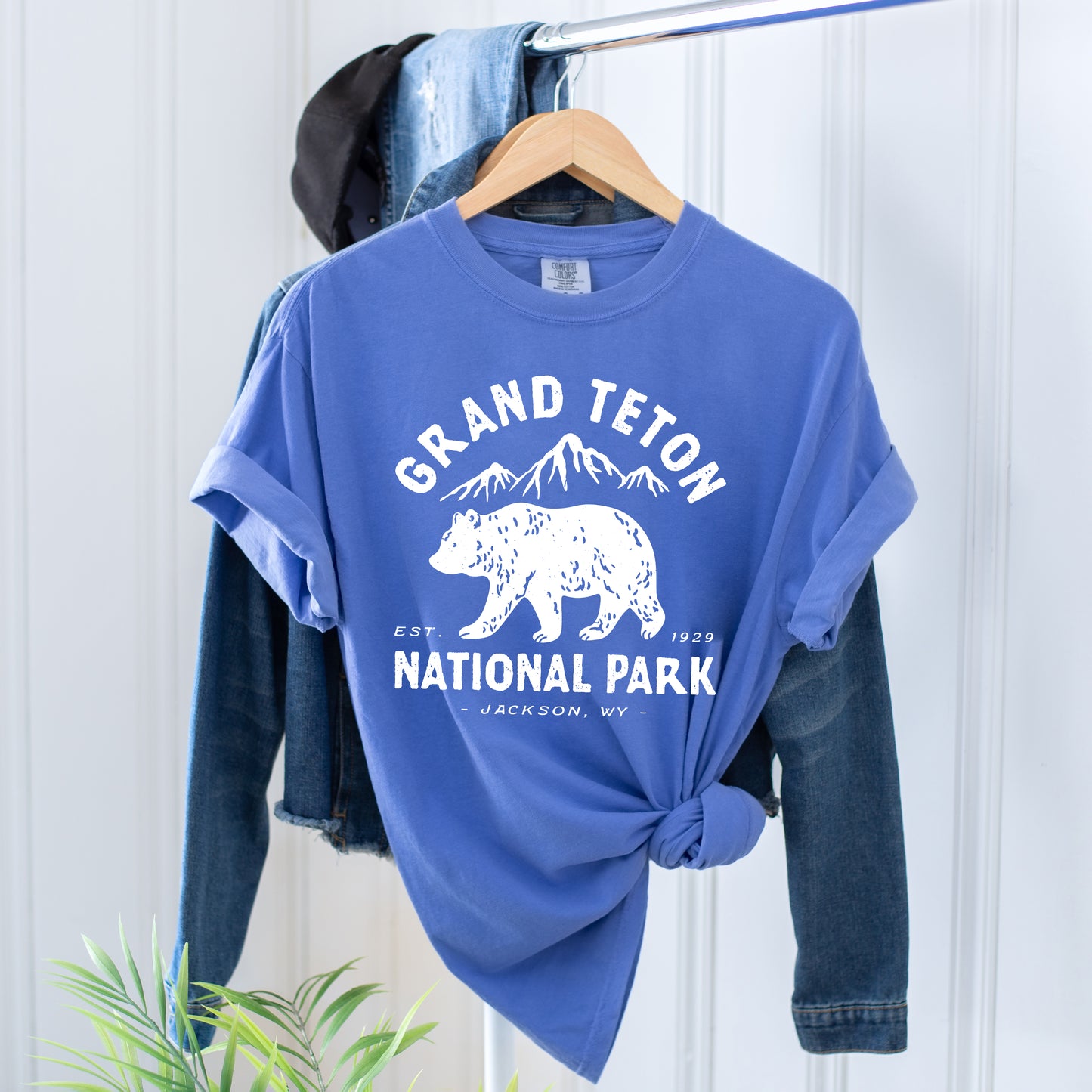 Vintage Grand Teton National Park | Garment Dyed Short Sleeve Tee