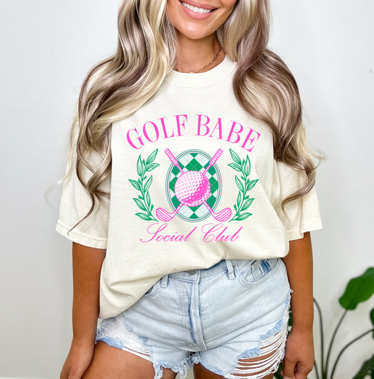 Golf Babe | Garment Dyed Short Sleeve Tee