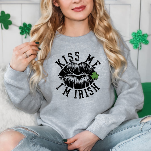 Kiss Me Irish Lips | Sweatshirt