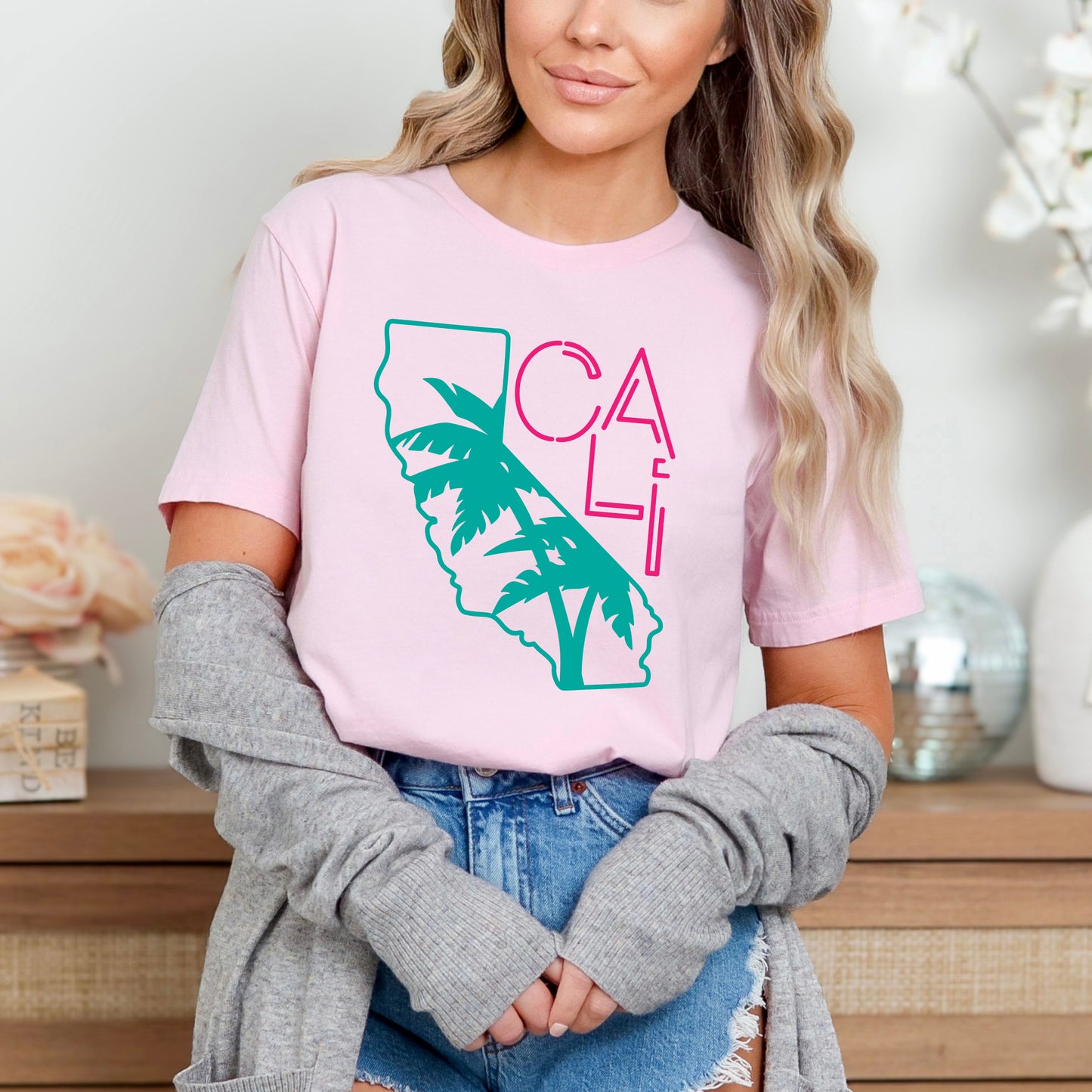 Cali Palm Trees | Short Sleeve Graphic Tee