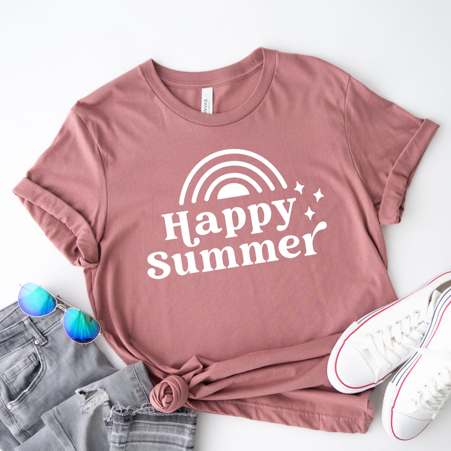 Happy Summer | Short Sleeve Graphic Tee