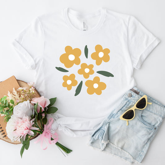 Yellow Daisies | Short Sleeve Graphic Tee