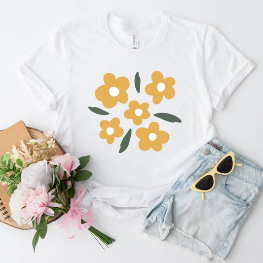Clearance Yellow Daisies | Short Sleeve Graphic Tee