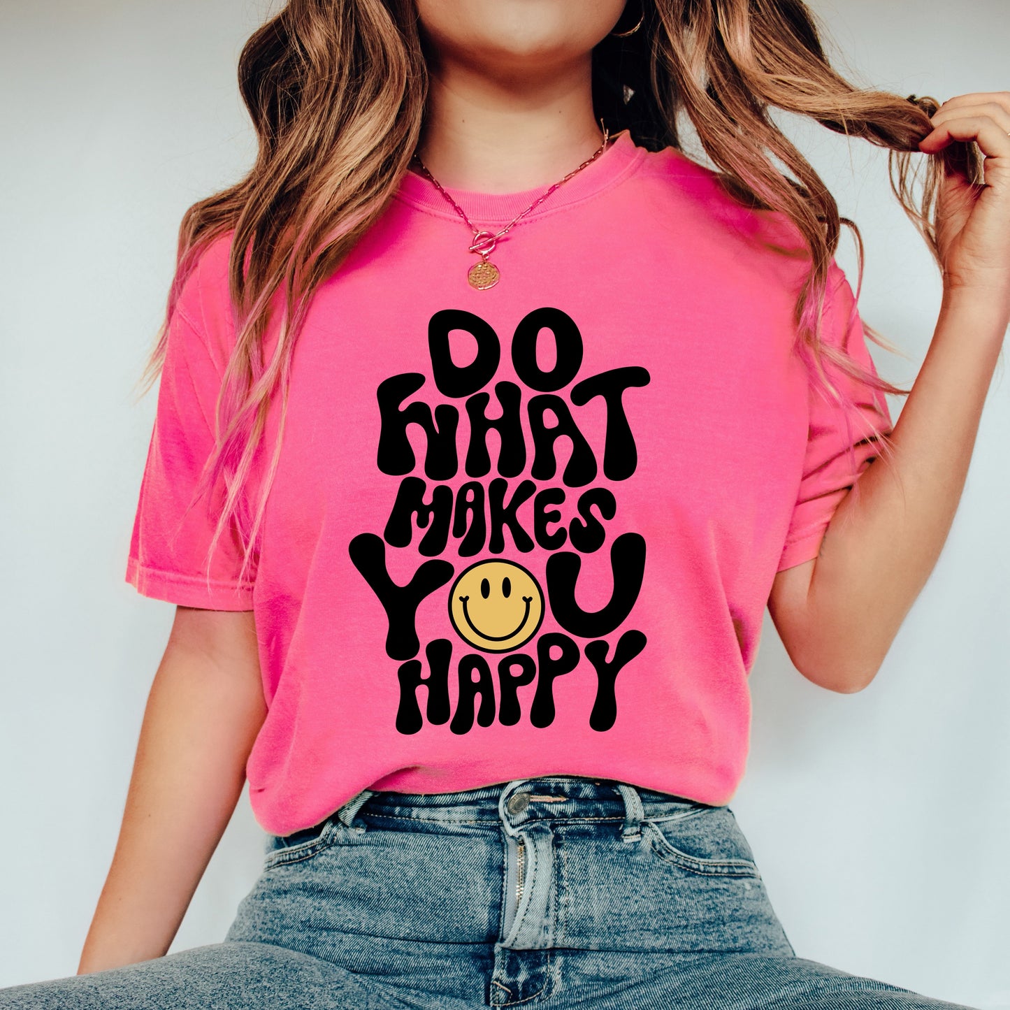 Clearance Do What Makes You Happy | Garment Dyed Short Sleeve Tee