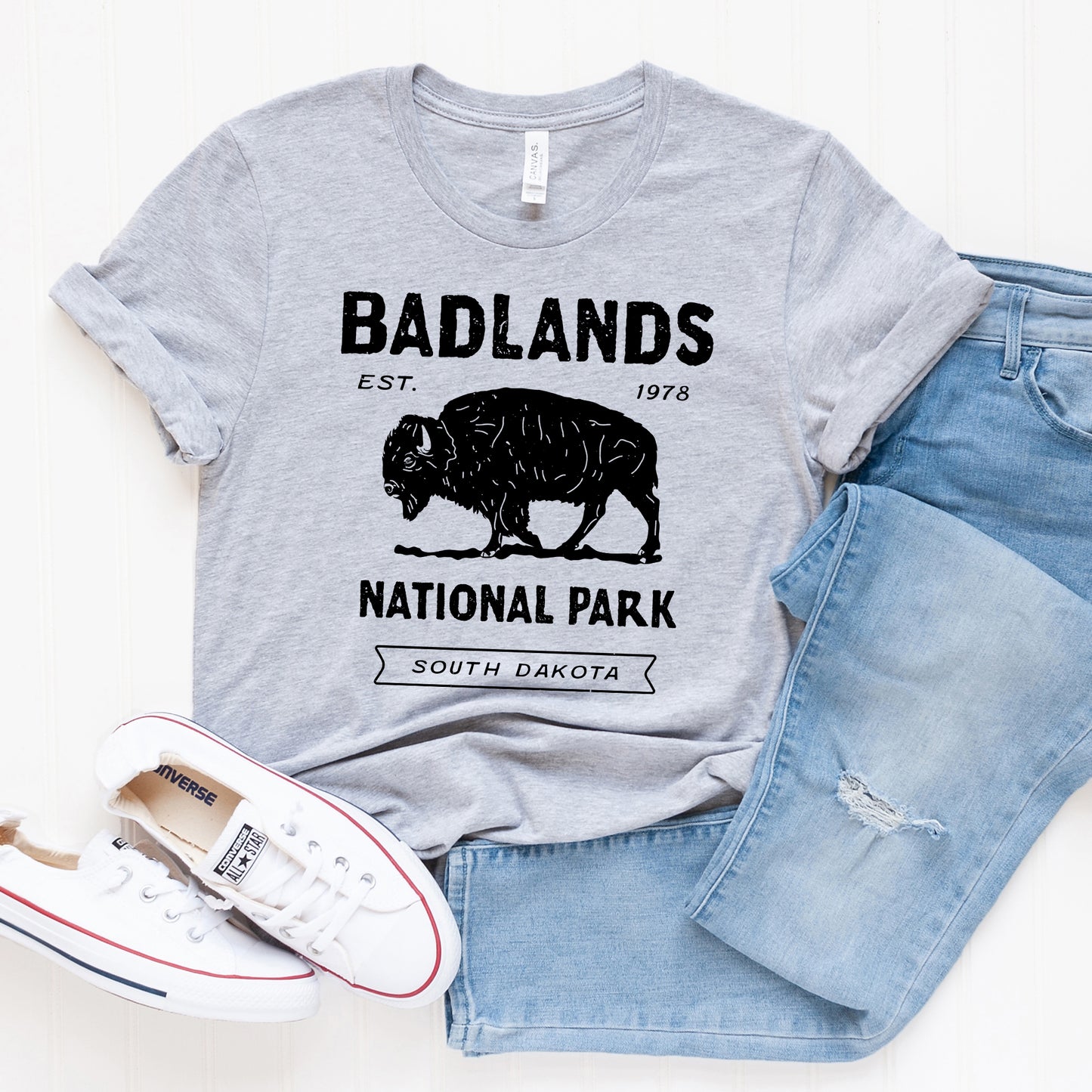 Vintage Badlands National Park | Short Sleeve Graphic Tee