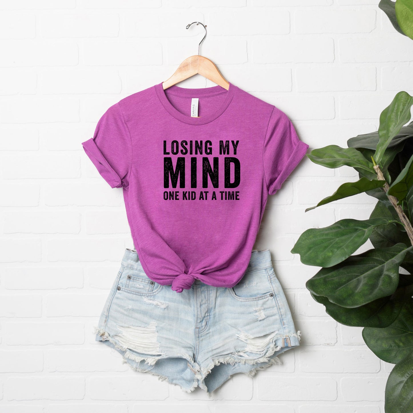 Losing My Mind One Kid At A Time | Short Sleeve Graphic Tee