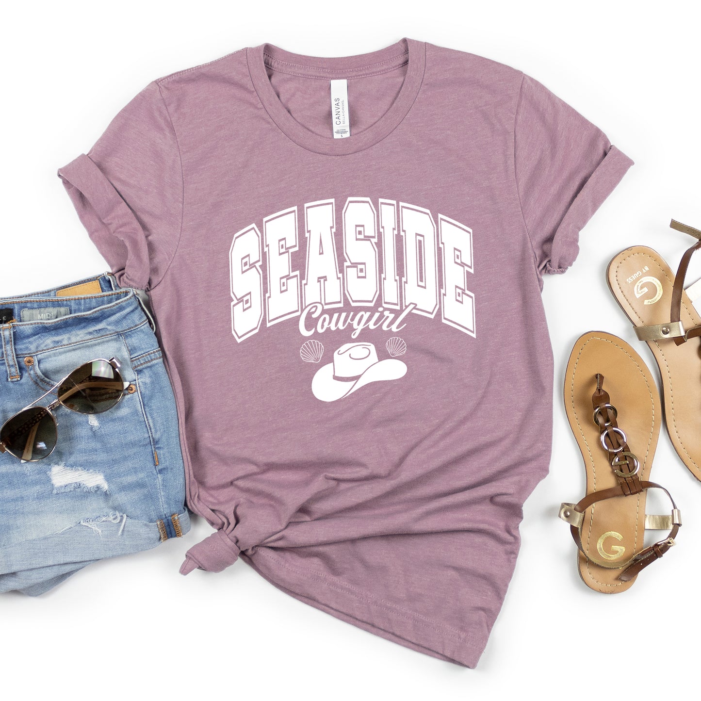 Seaside Cowgirl | Short Sleeve Graphic Tee