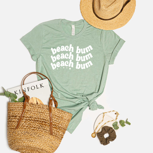 Beach Bum Wavy | Short Sleeve Graphic Tee