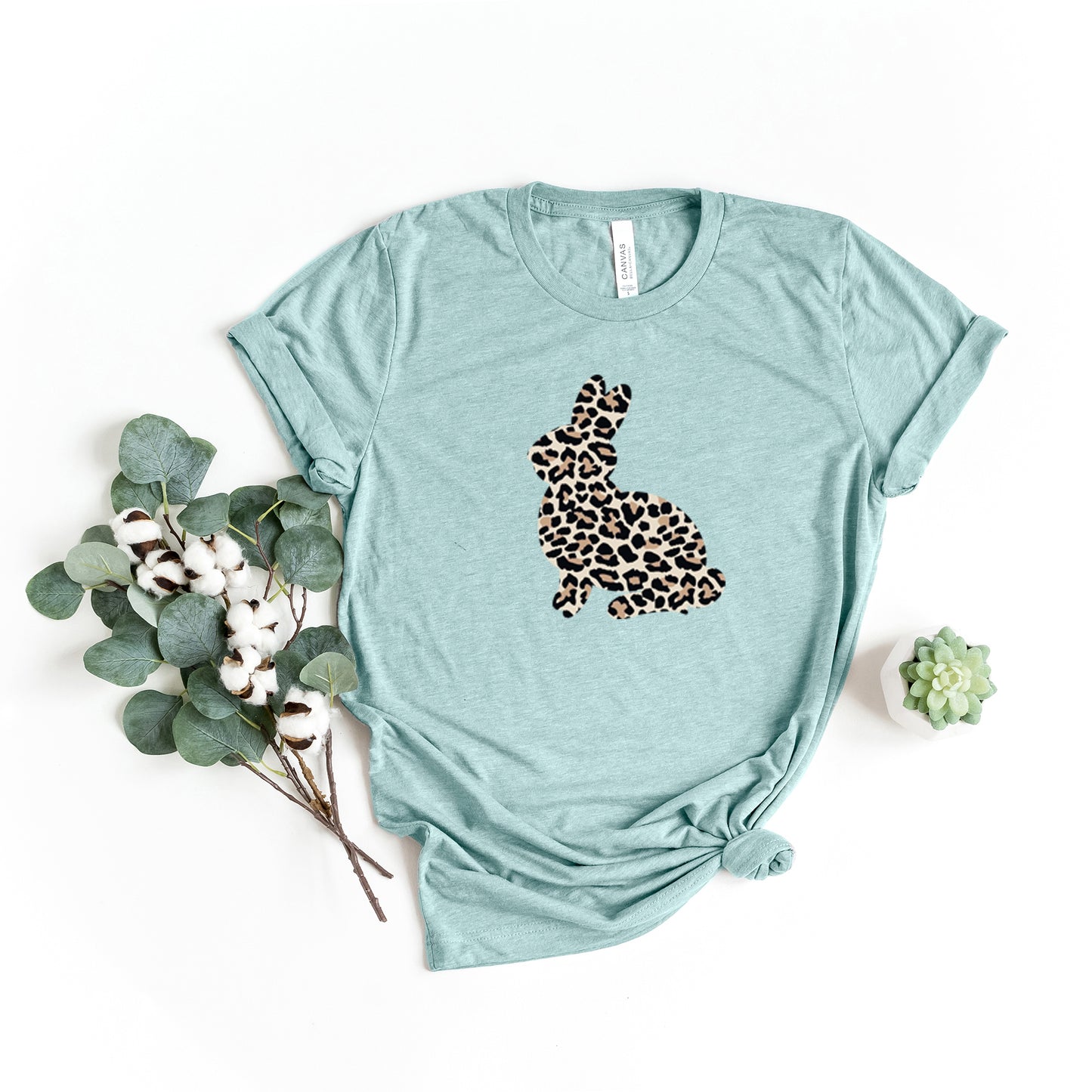 Leopard Bunny | Short Sleeve Graphic Tee