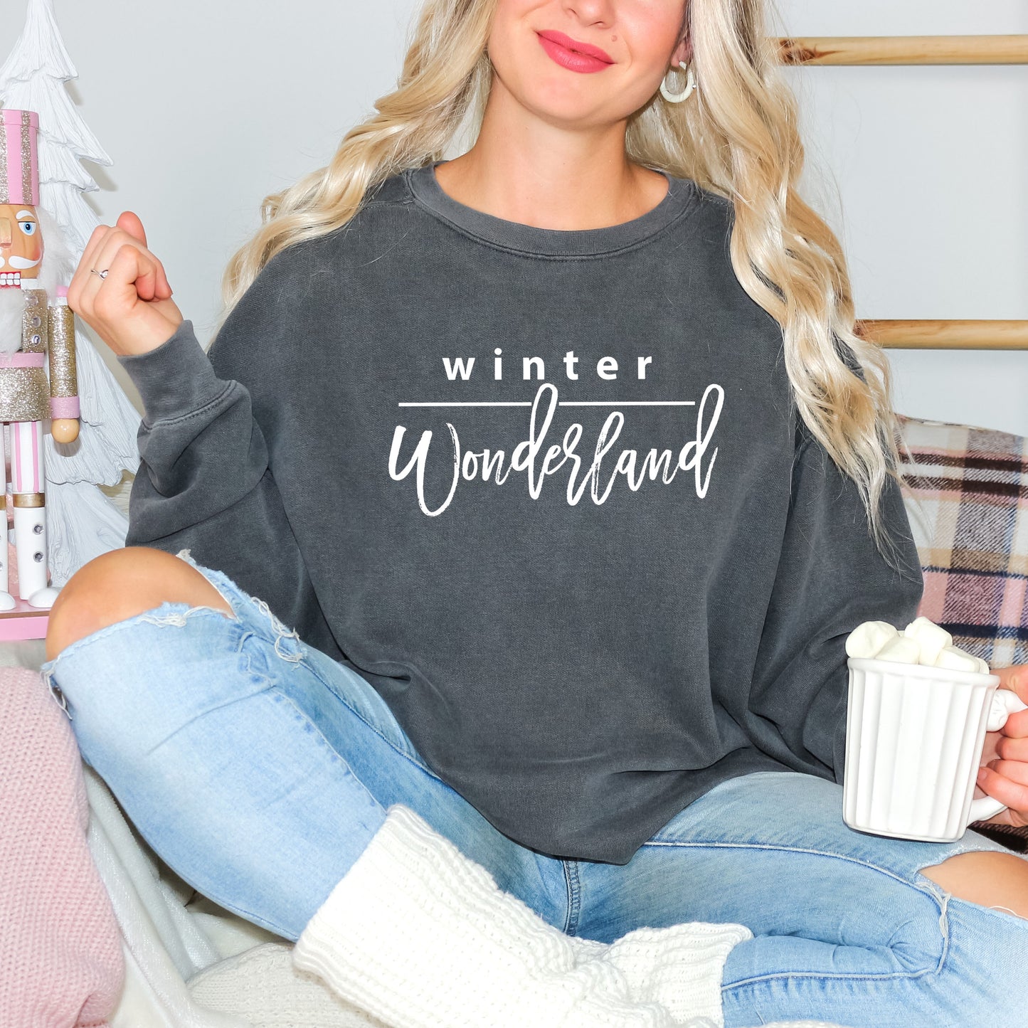 Winter Wonderland | Garment Dyed Sweatshirt