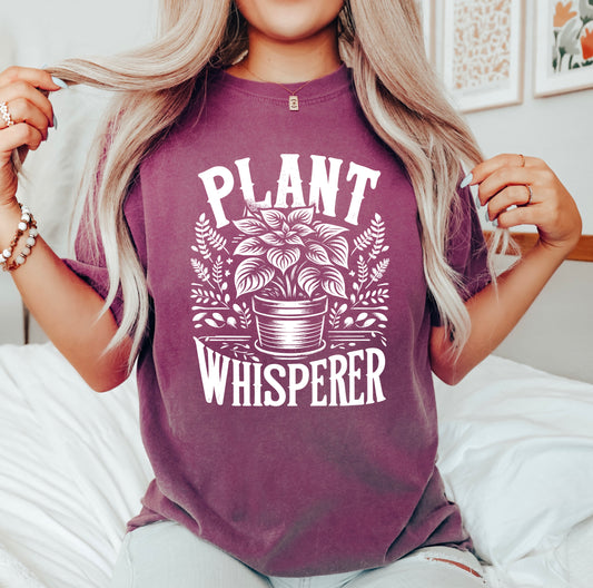 Plant Whisperer | Garment Dyed Short Sleeve Tee