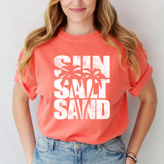 Sun Salt Sand | Garment Dyed Short Sleeve Tee