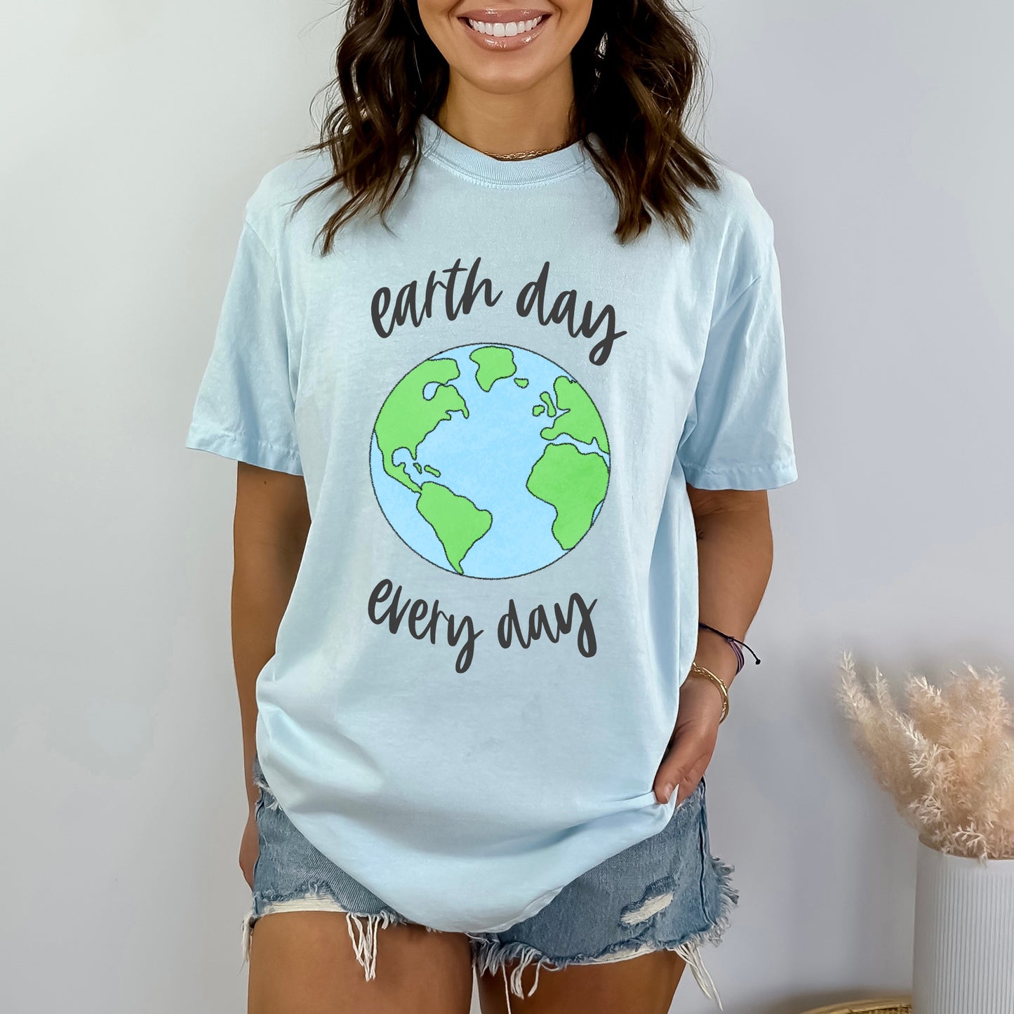 Earth Day Every Day | Garment Dyed Short Sleeve Tee