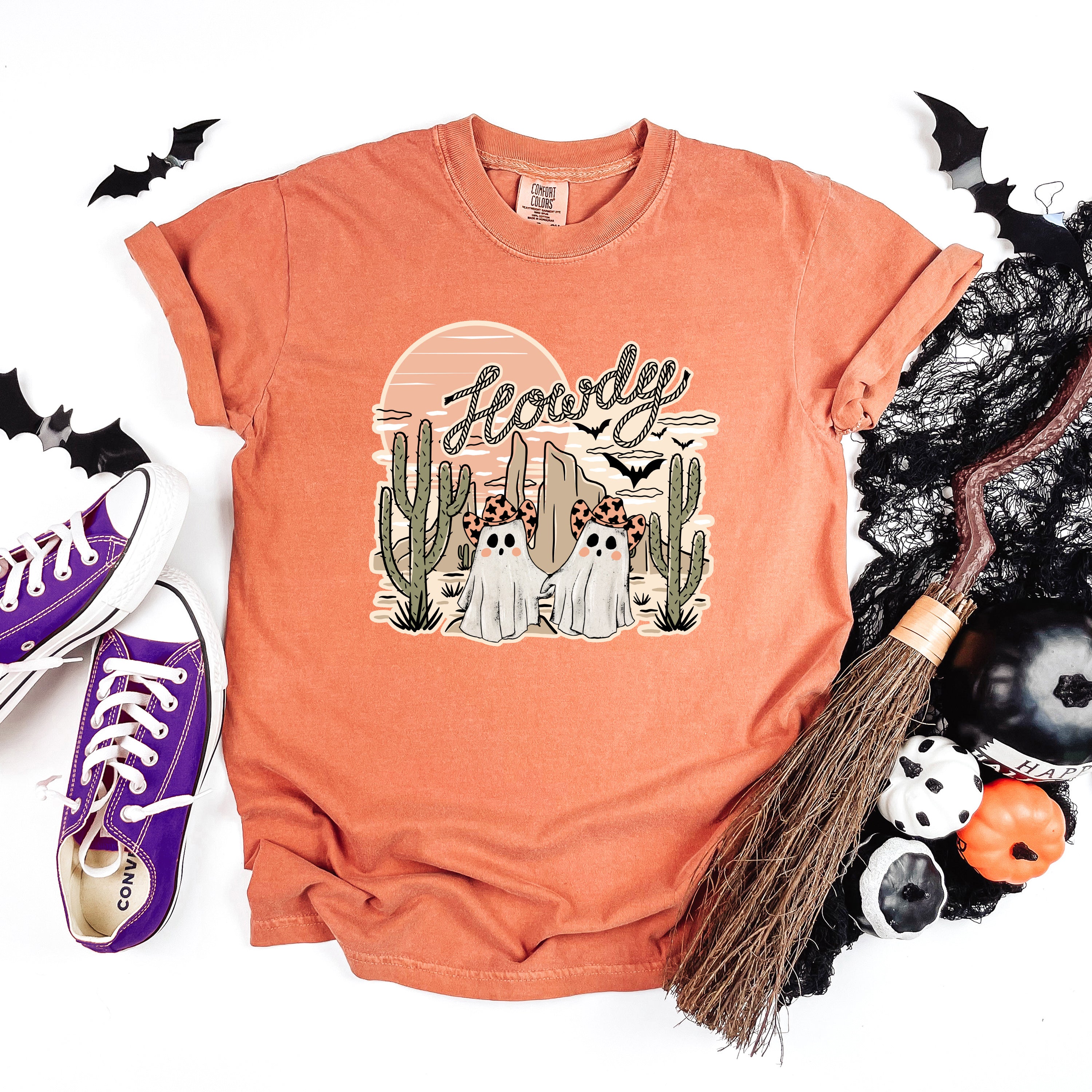 Howdy Ghosties | Garment Dyed Tee