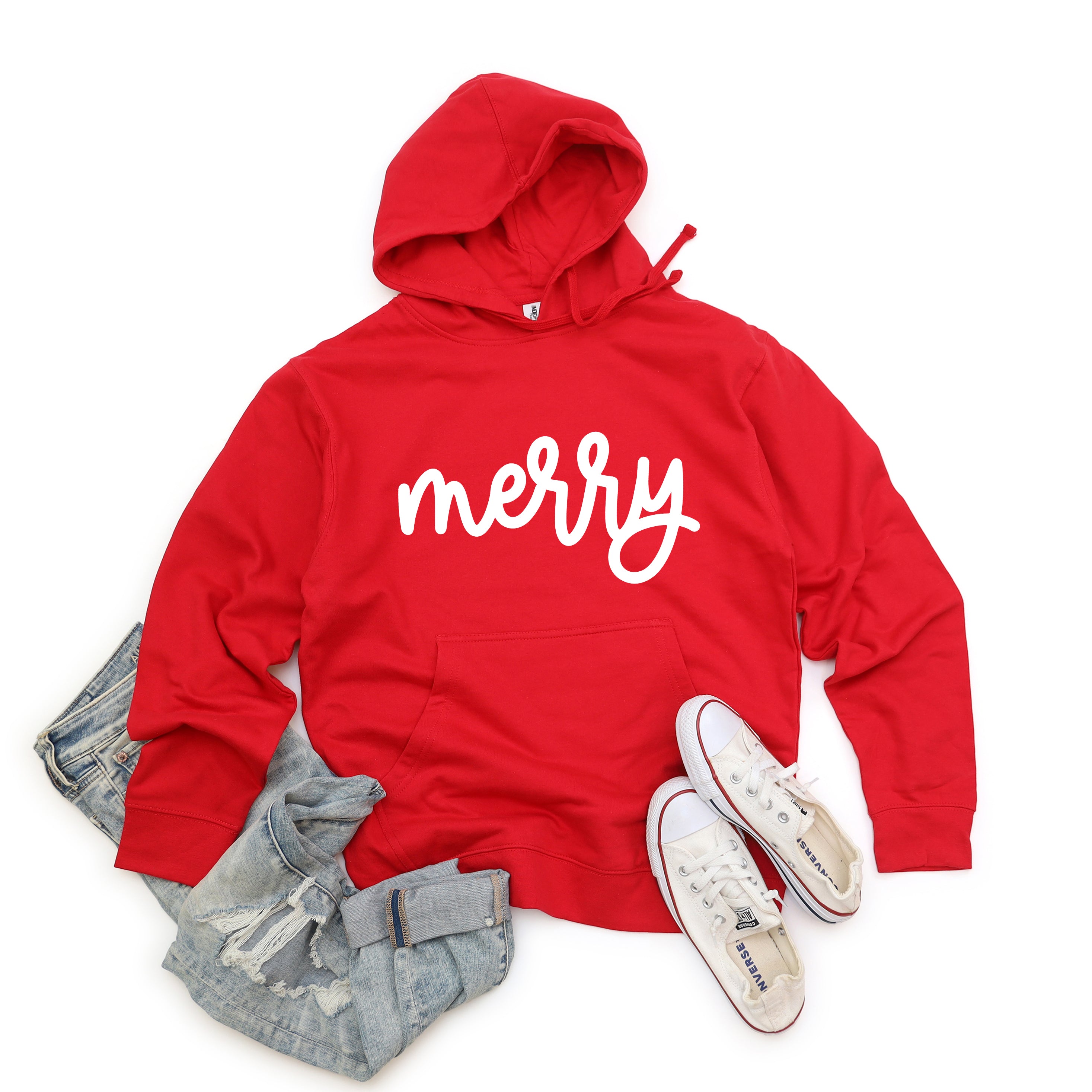 Merry Bold Cursive | Hoodie