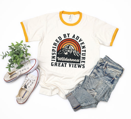 Inspired By Adventure | Ringer Tee