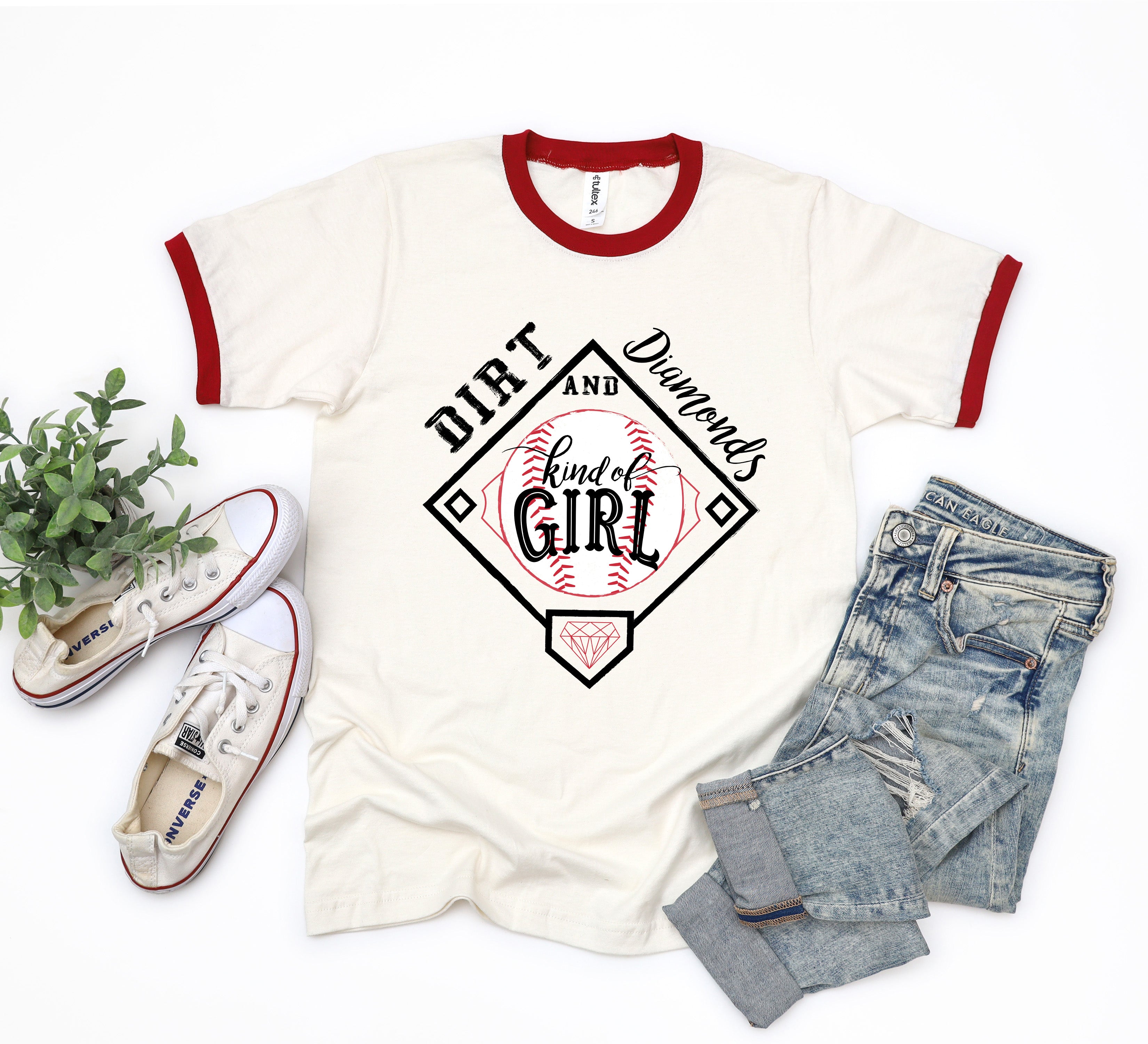 Dirt And Diamonds Kinda Girl | Ringer Tee