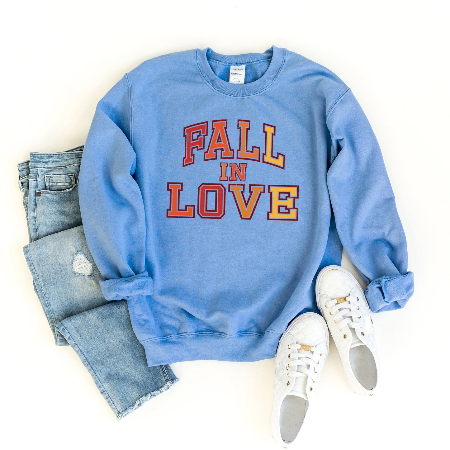 Clearance Fall In Love Ombre | Sweatshirt