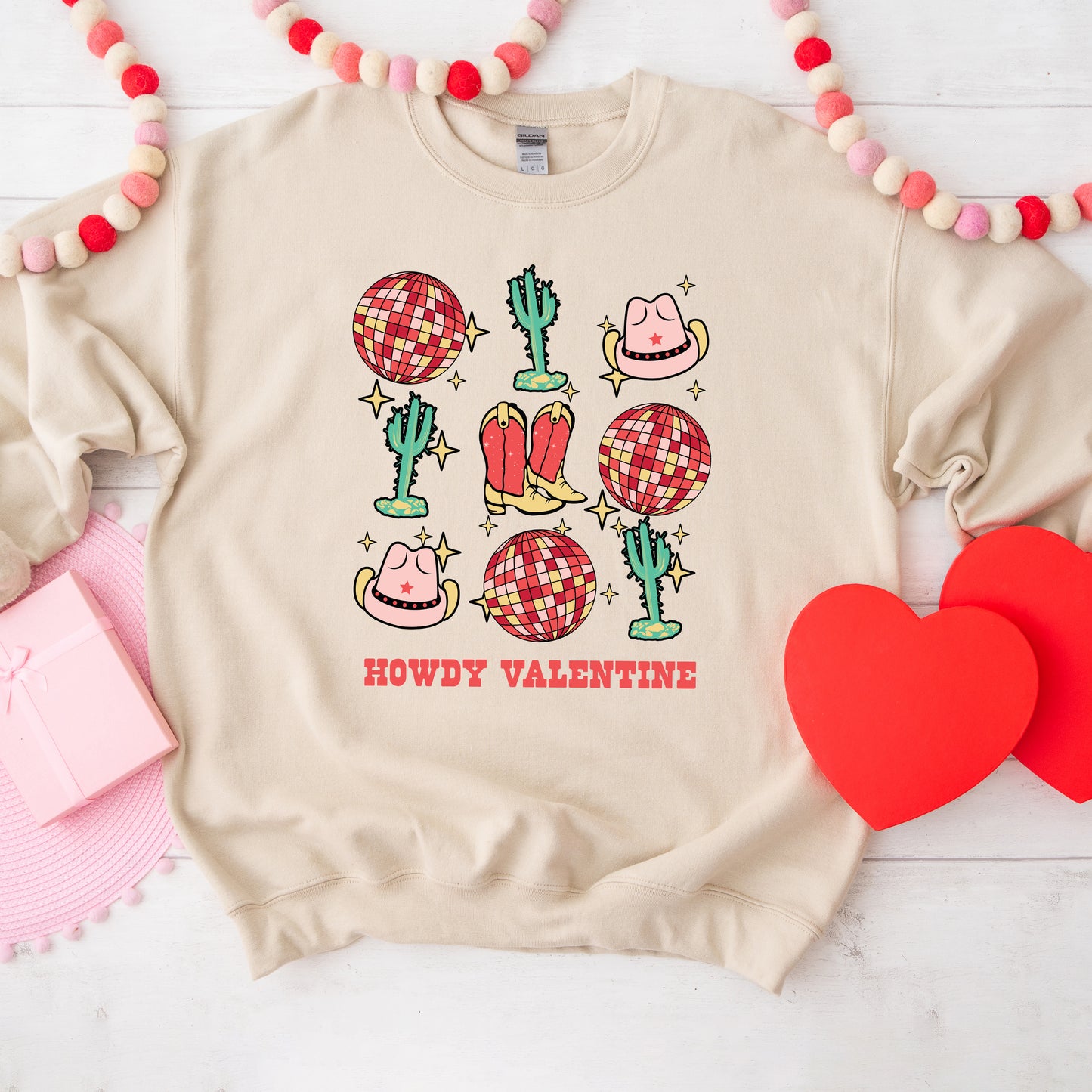 Cowgirl Valentine Disco | Sweatshirt