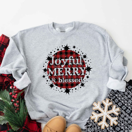 Joyful Merry and Blessed  | Sweatshirt
