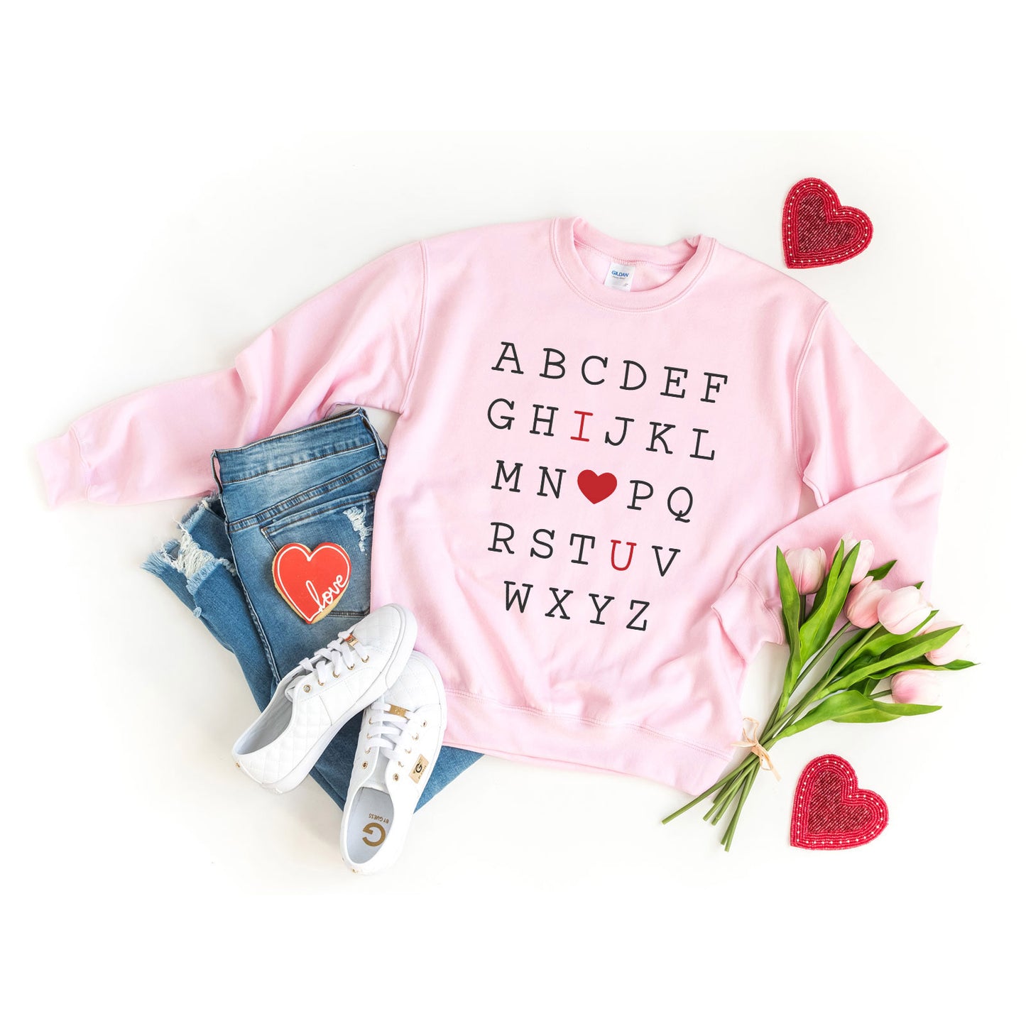 Alphabet I Love You | Sweatshirt
