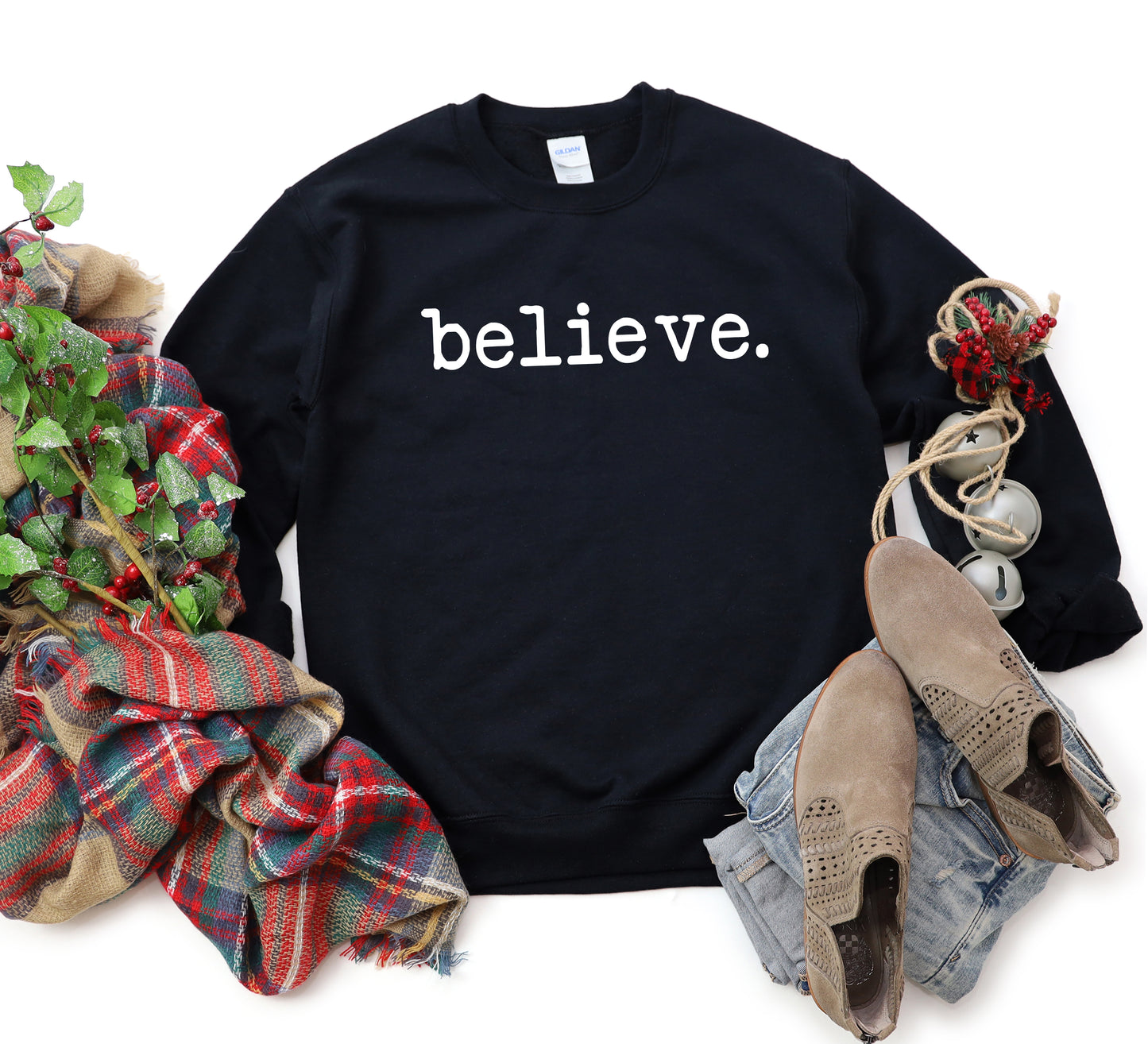 Believe Typewriter | Sweatshirt