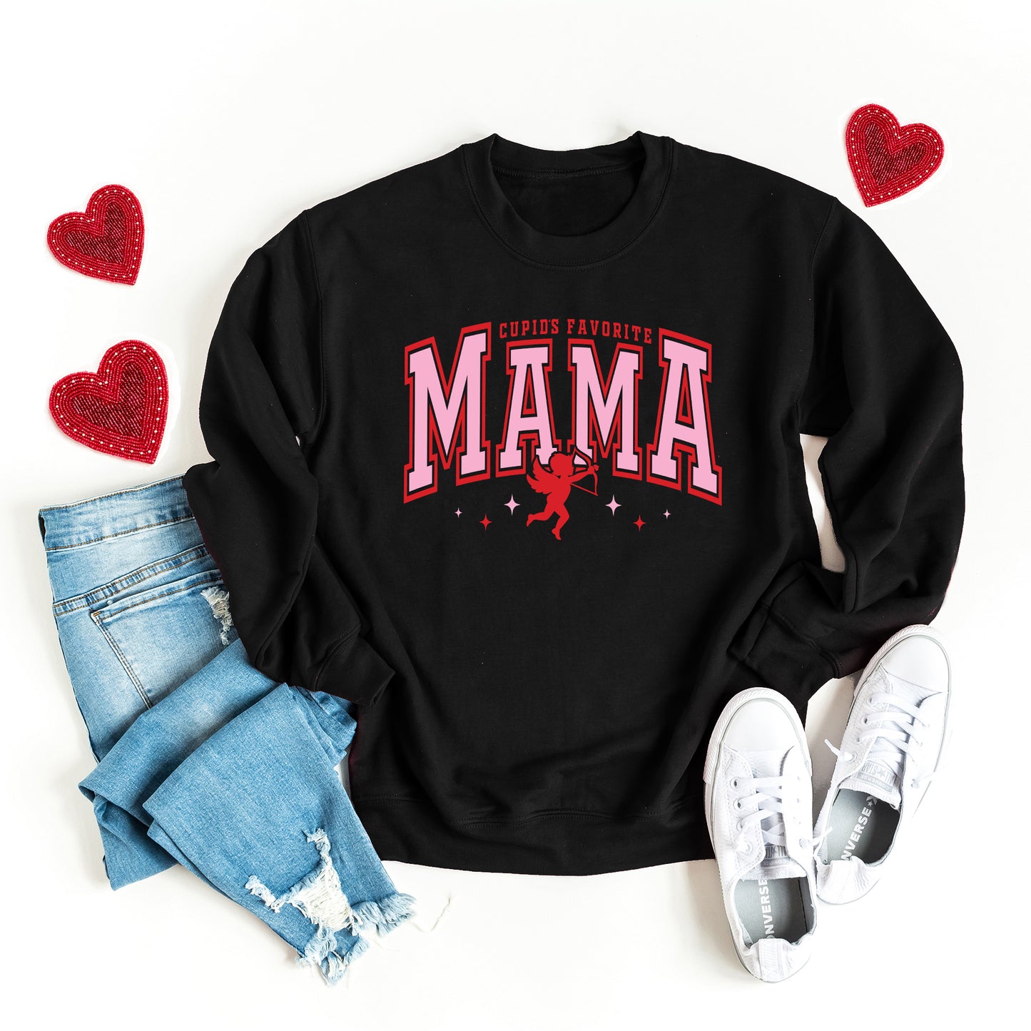 Cupid's Favorite Mama | Sweatshirt