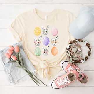 Bunny Egg Easter Chart | Short Sleeve Graphic Tee