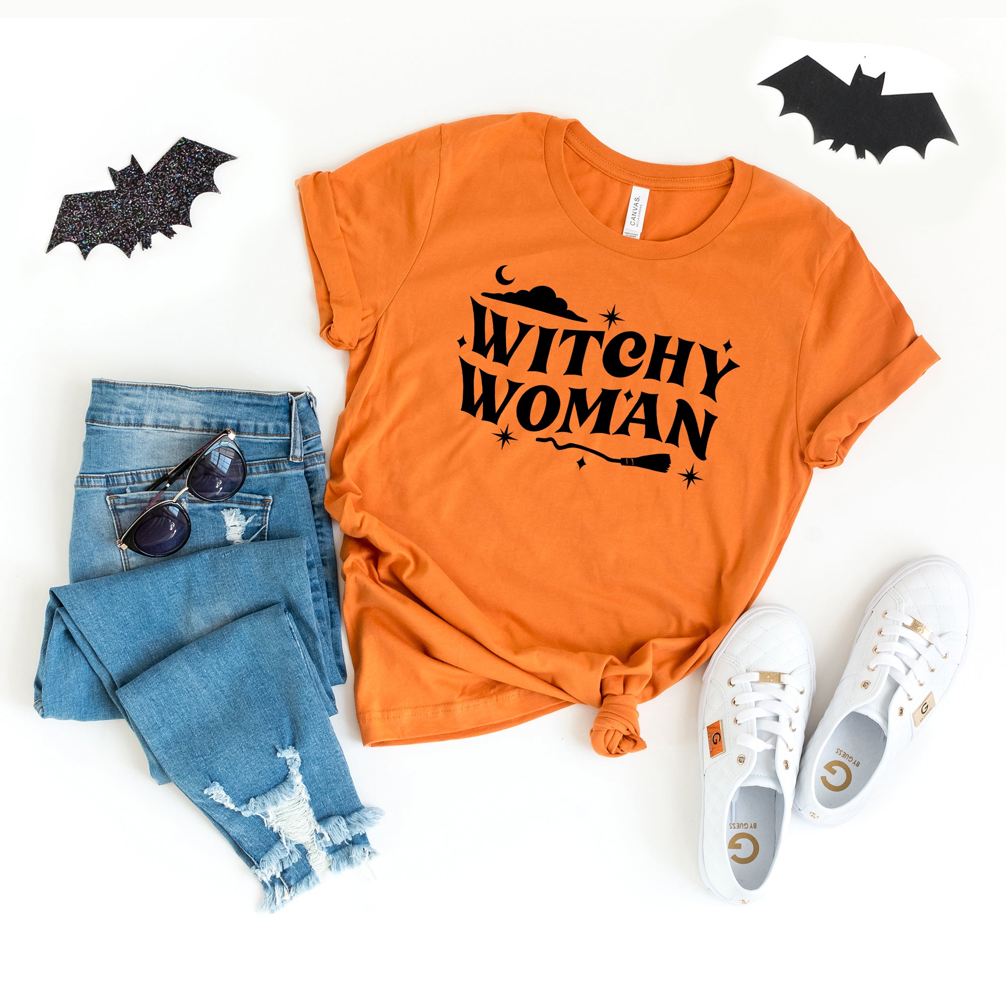 Witchy Woman Broom | Short Sleeve Graphic Tee