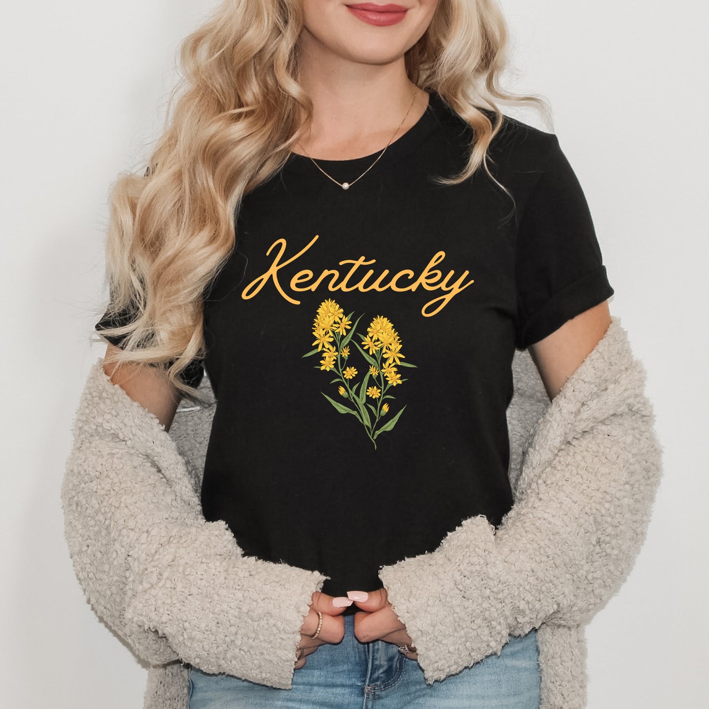 Kentucky Flower Colorful | Short Sleeve Graphic Tee