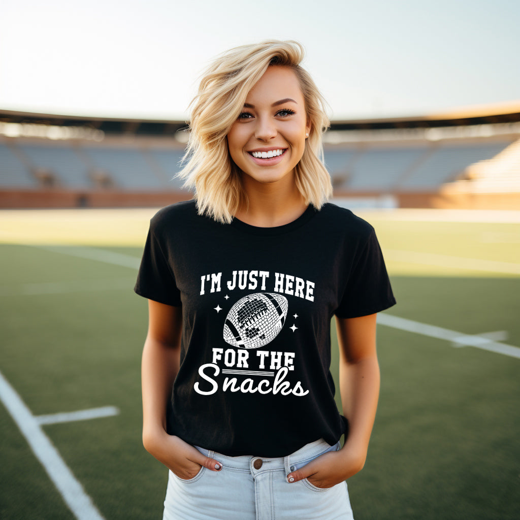 I'm Just Here For The Snacks Disco | Short Sleeve Graphic Tee