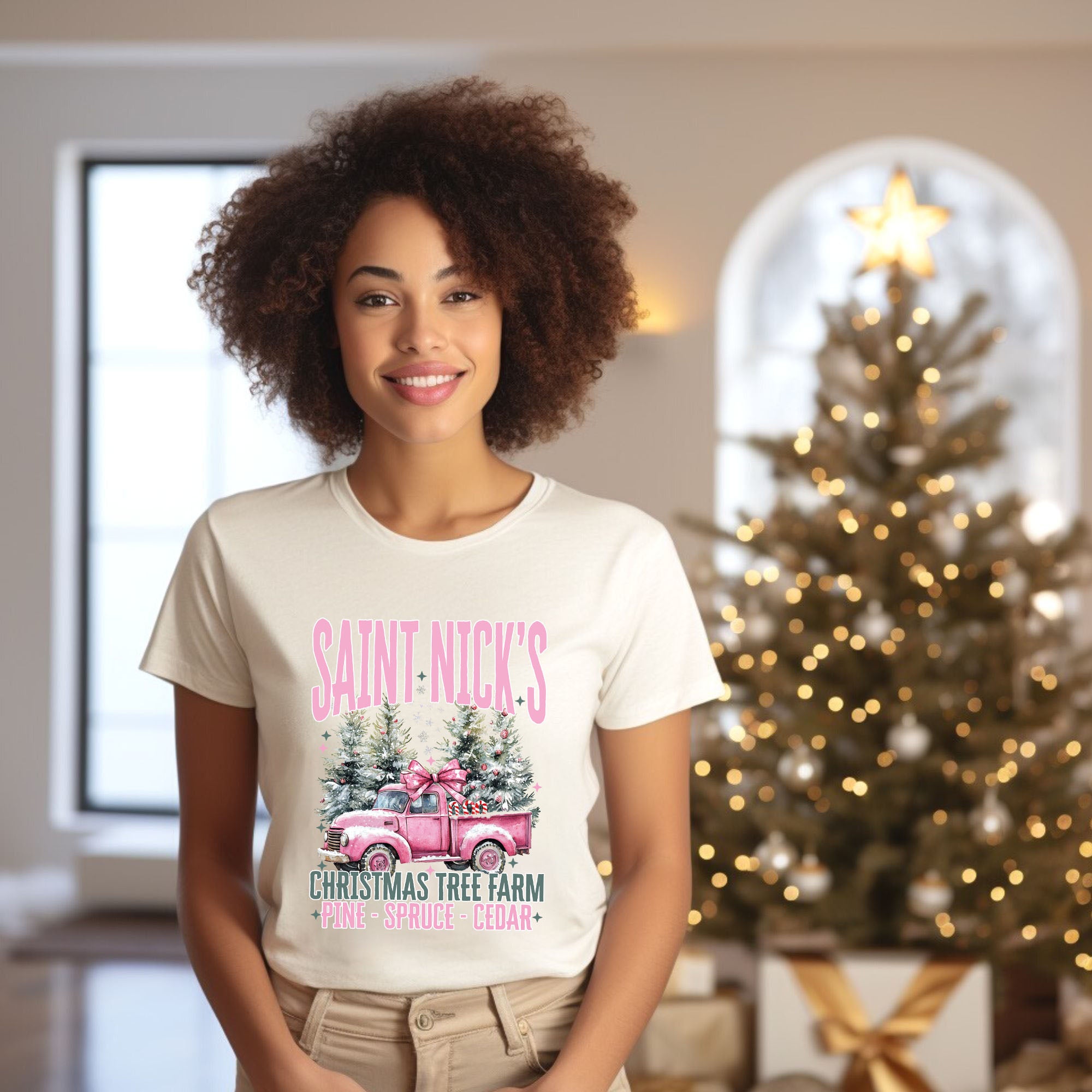 Saint Nick's Farm Truck | Short Sleeve Graphic Tee