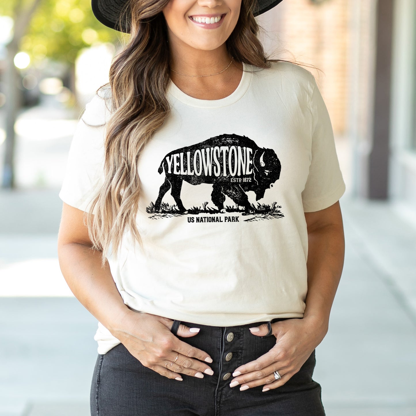 Yellowstone Bison | Short Sleeve Graphic Tee