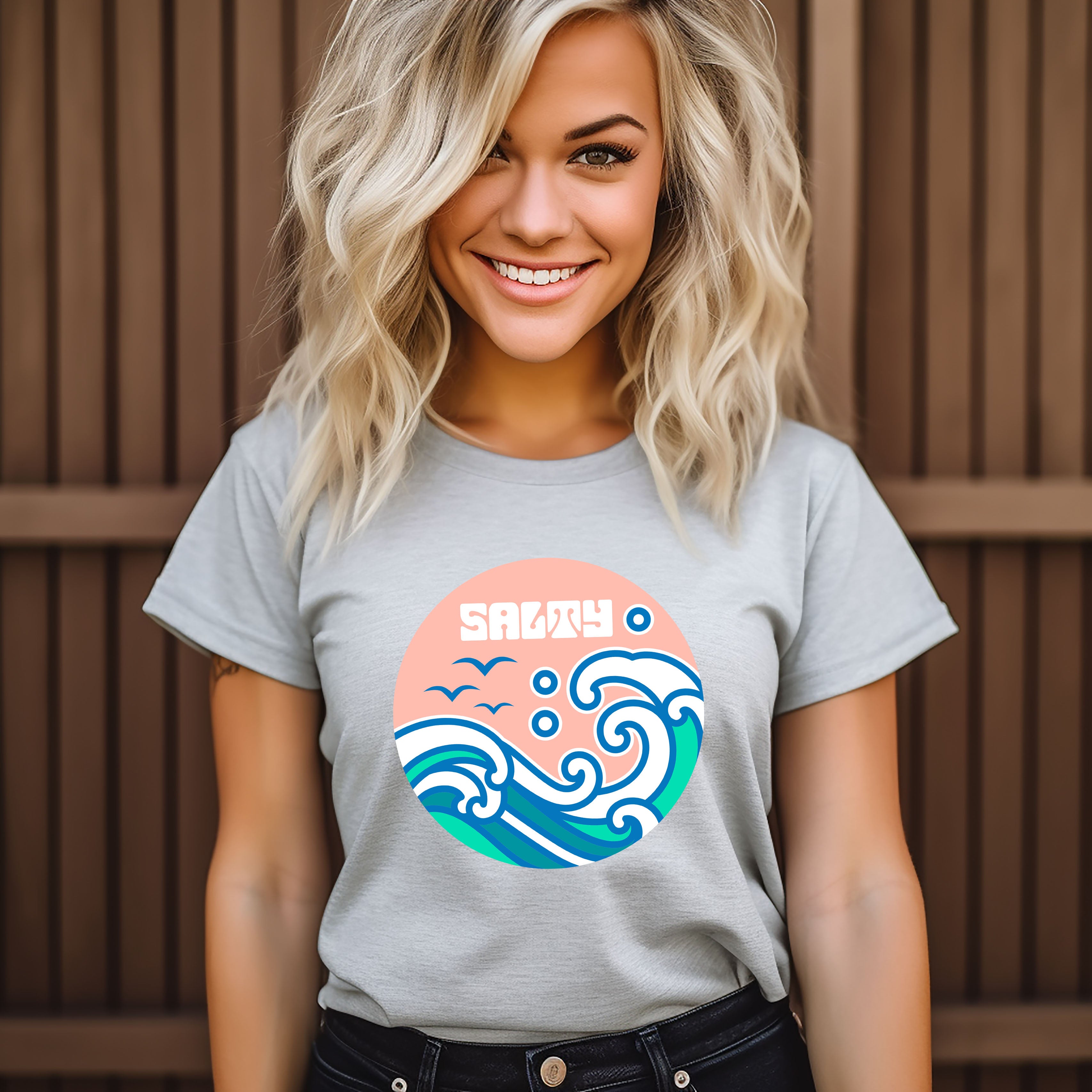 Salty Circle | Short Sleeve Crew Neck