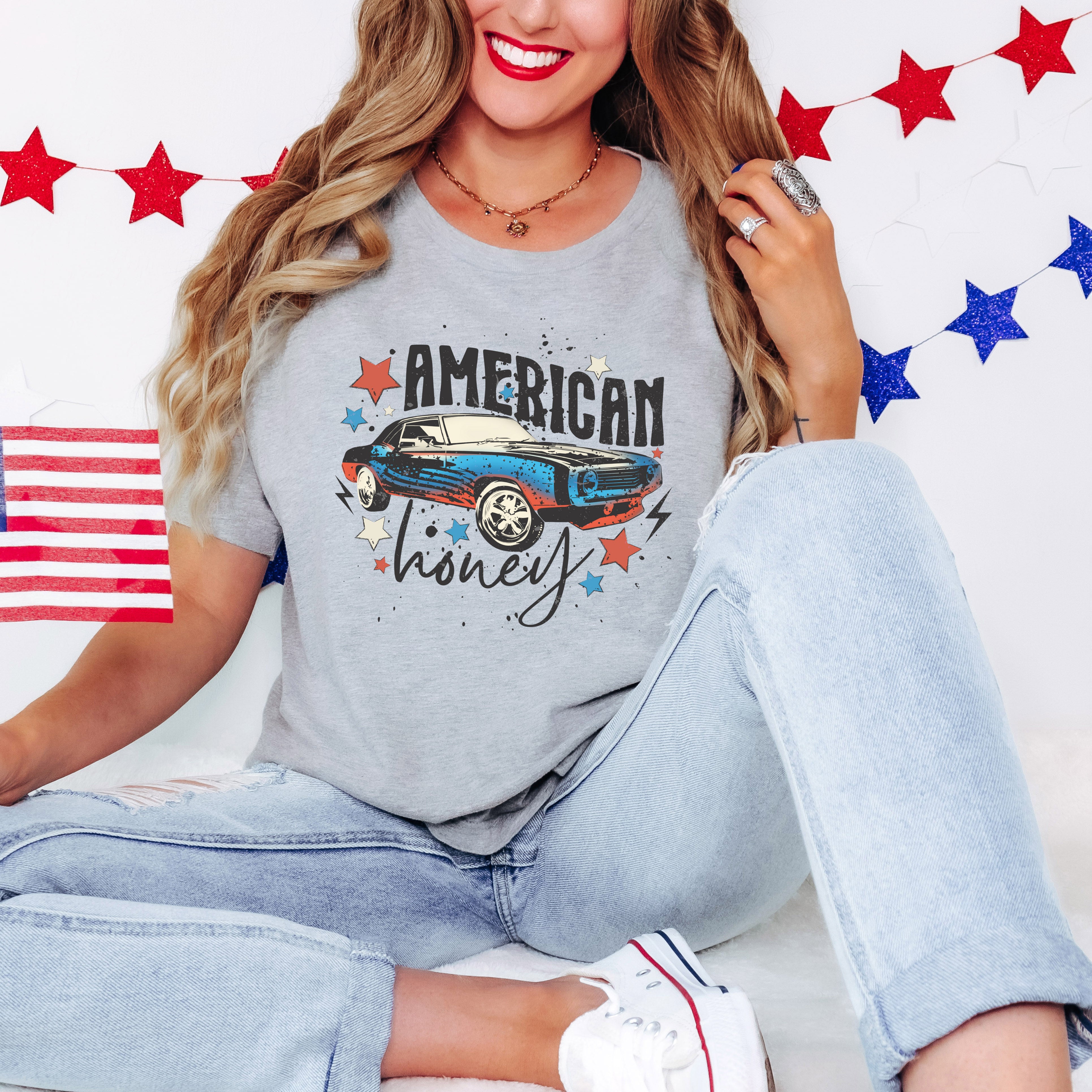 American Honey Car | Short Sleeve Graphic Tee