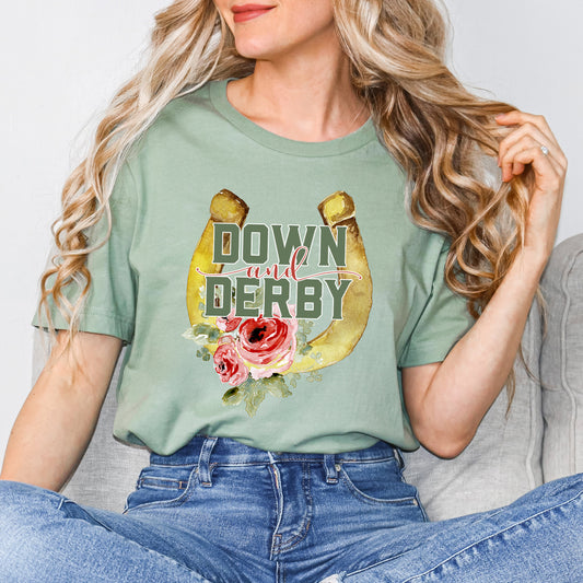 Down And Derby | Short Sleeve Crewneck