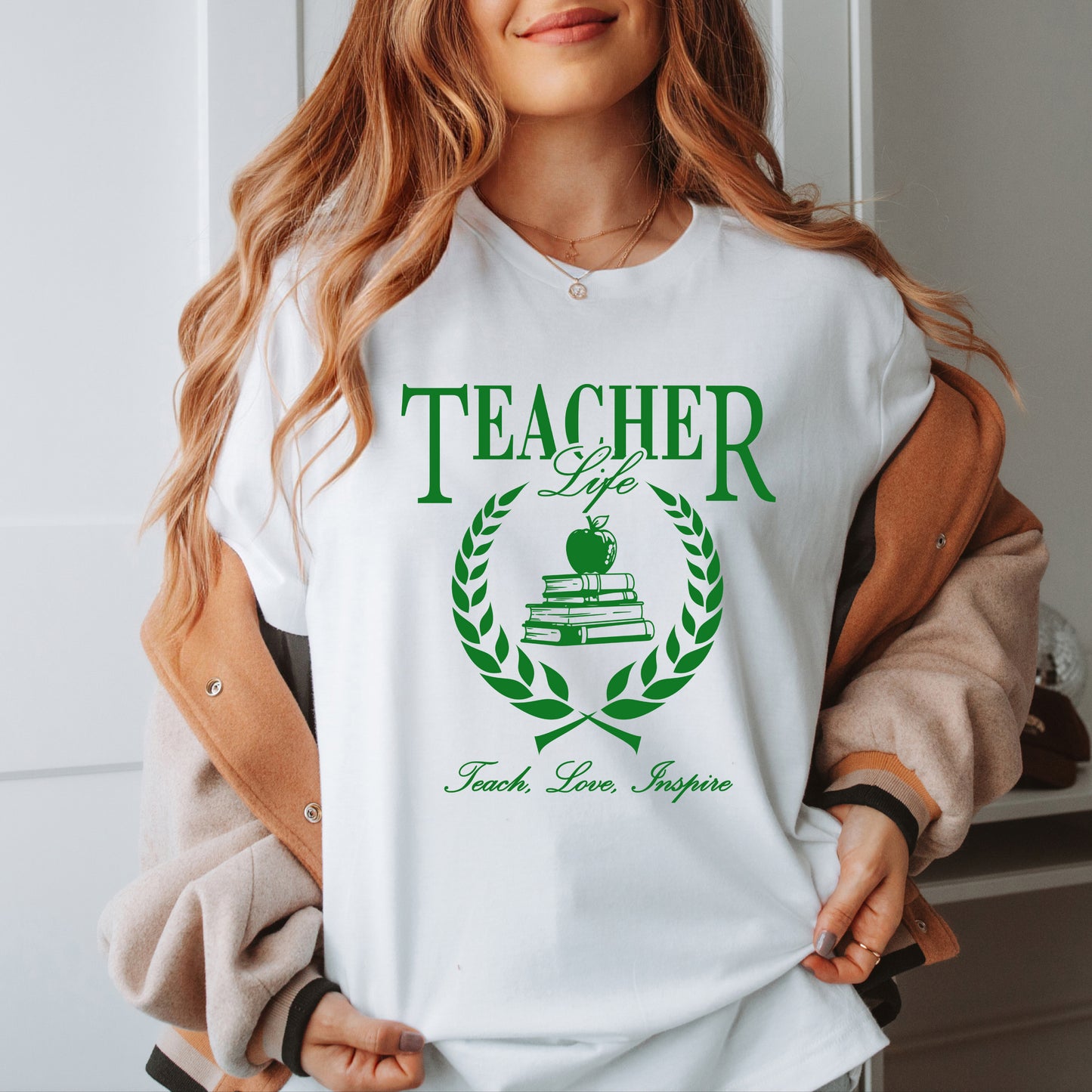 Teacher Life Books | Short Sleeve Graphic Tee
