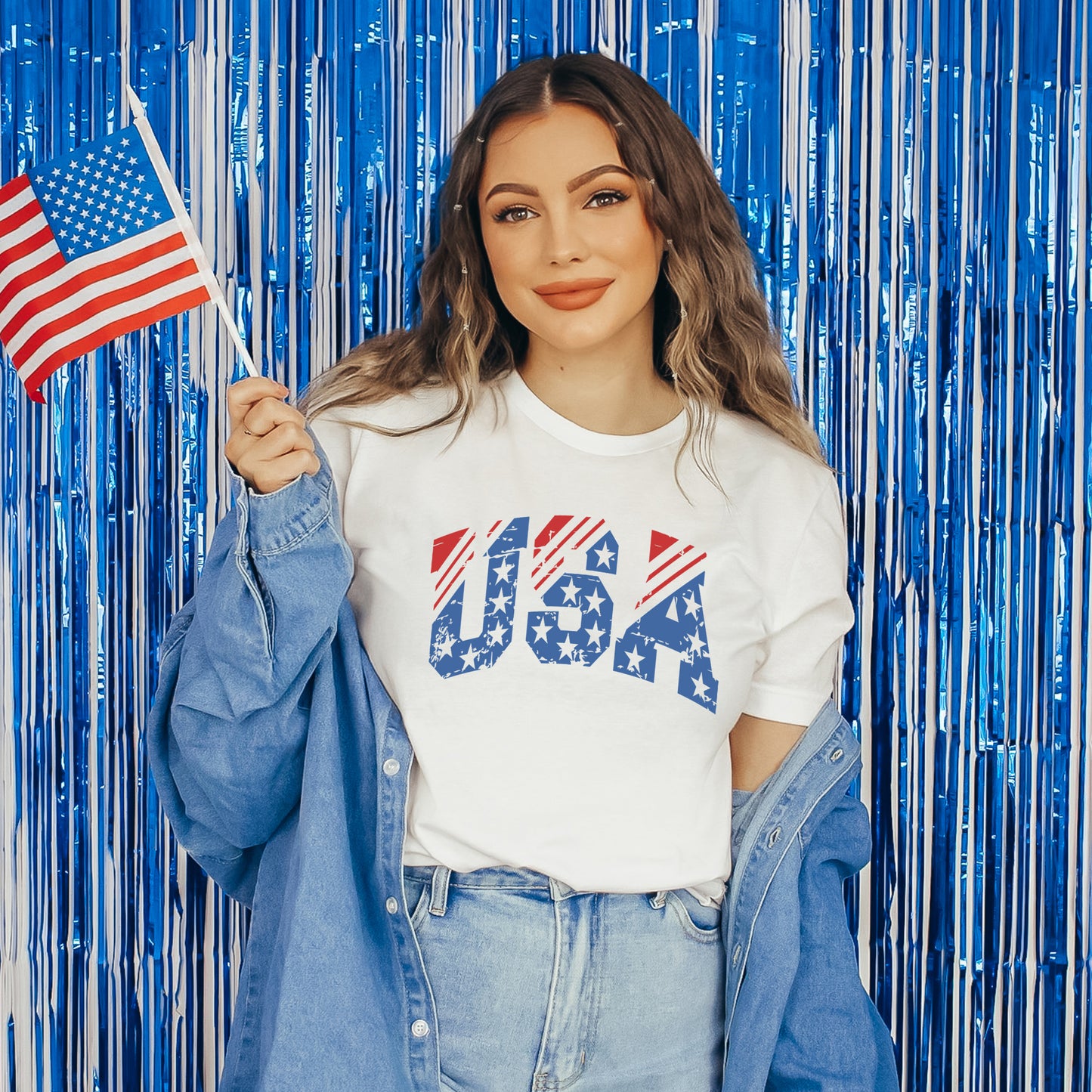 USA Distressed | Short Sleeve Graphic Tee