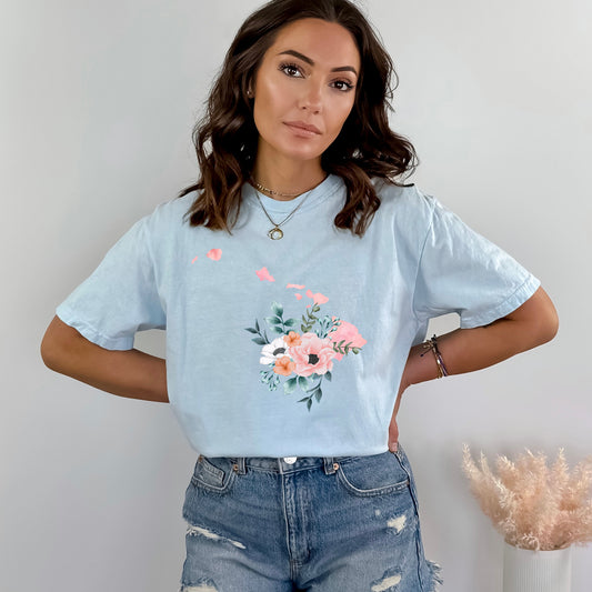 Hawaii Watercolor | Garment Dyed Short Sleeve Tee