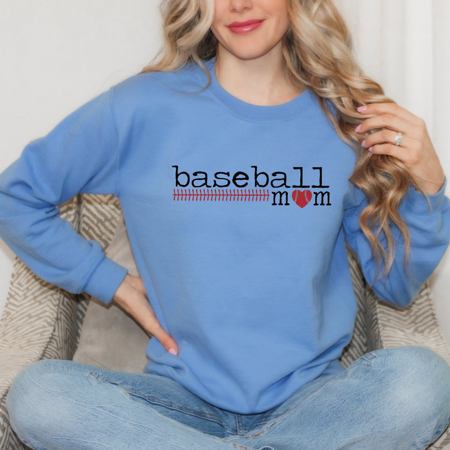 Baseball Mom Colorful | Sweatshirt