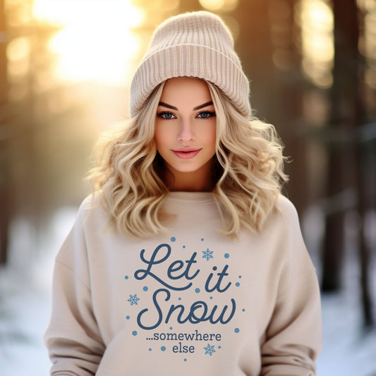 Snow Somewhere Else Colorful | Sweatshirt