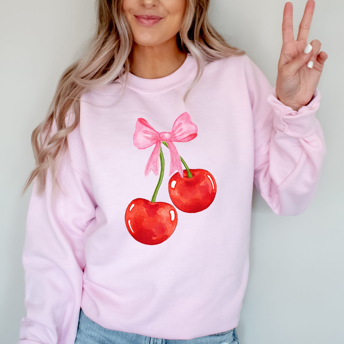 Coquette Cherries | Sweatshirt