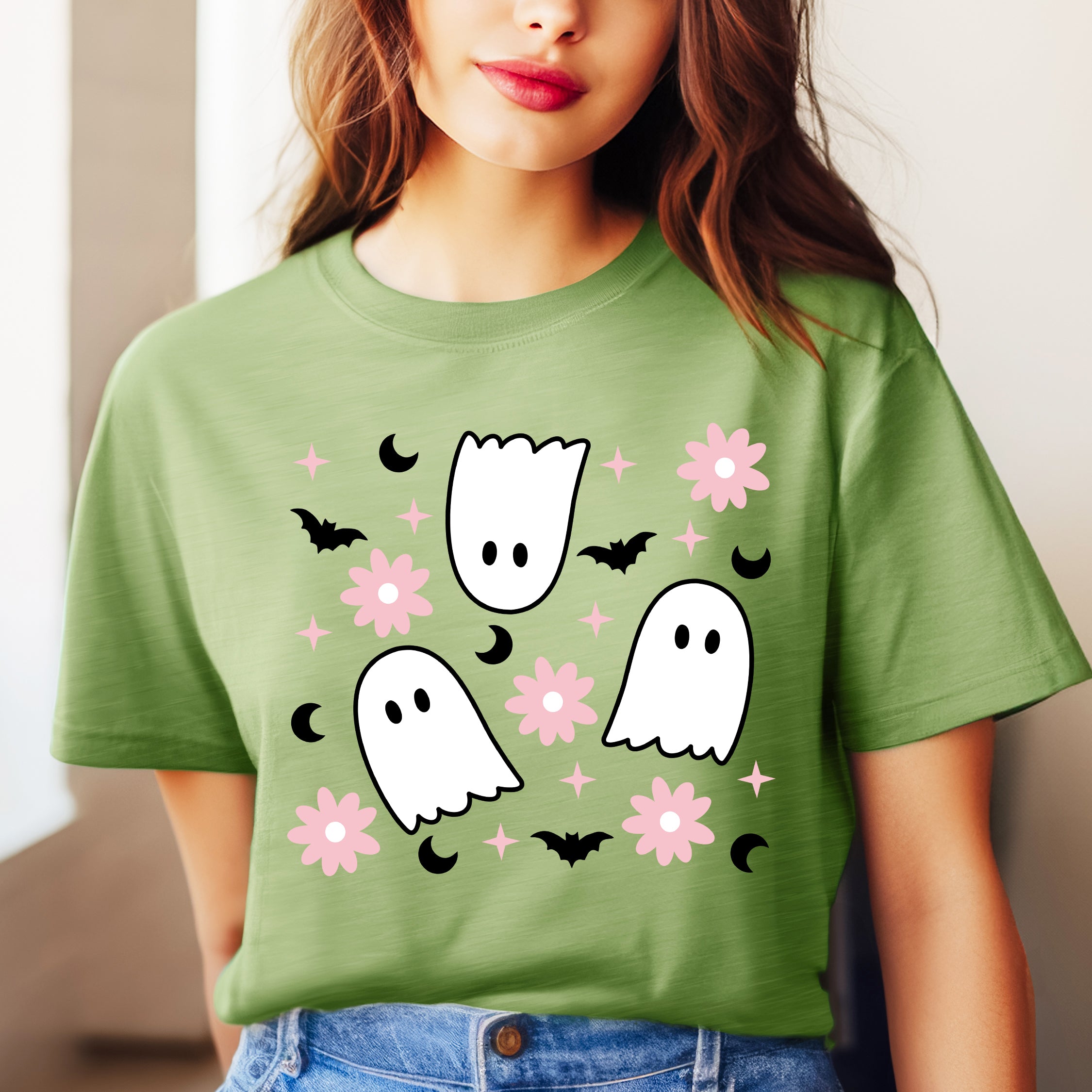 Ghost Flowers | Short Sleeve Crew Neck