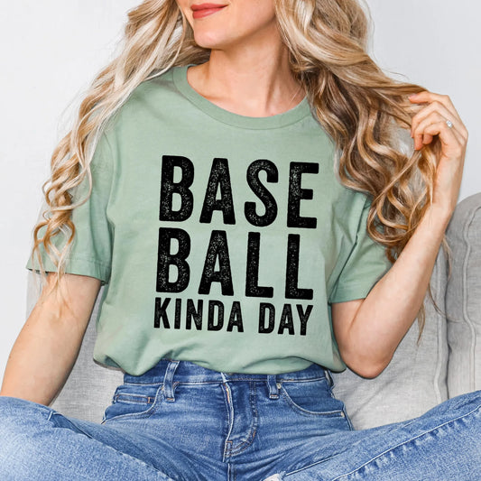 Baseball Kinda Day | Short Sleeve Graphic Tee