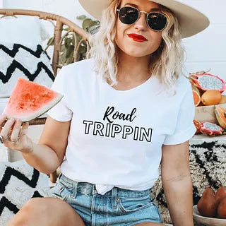 Road Trippin' Script | Short Sleeve Graphic Tee